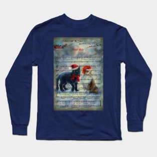 Jingle Bells Christmas Kitties Long Sleeve T-Shirt